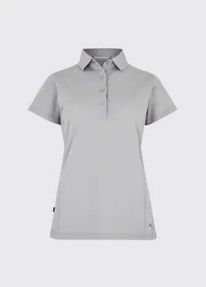 Martinique Women's Short-sleeved Polo - Platinum