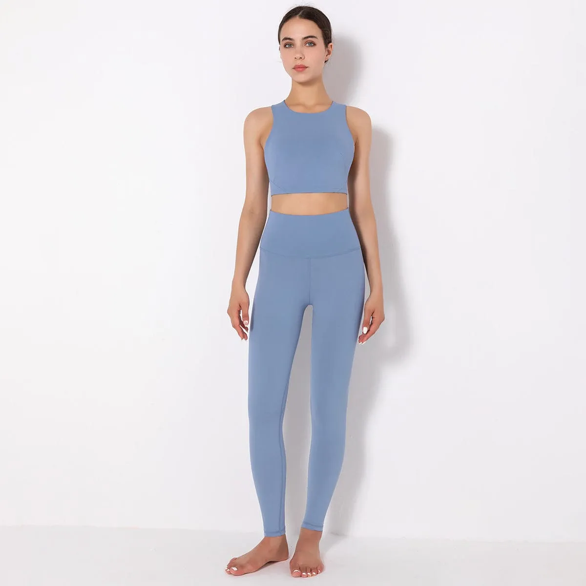 Mass Vest Bra Legging Sports Set