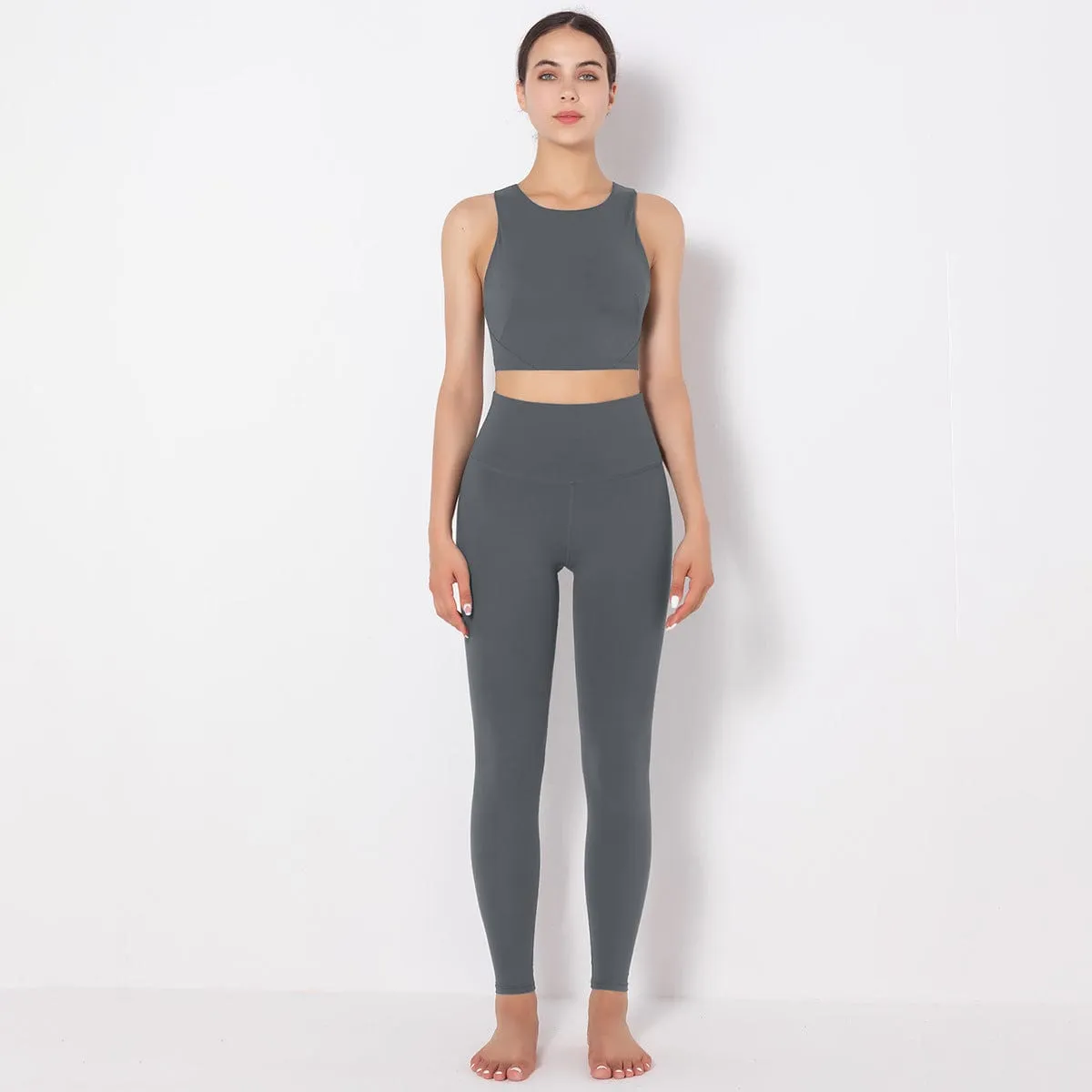 Mass Vest Bra Legging Sports Set
