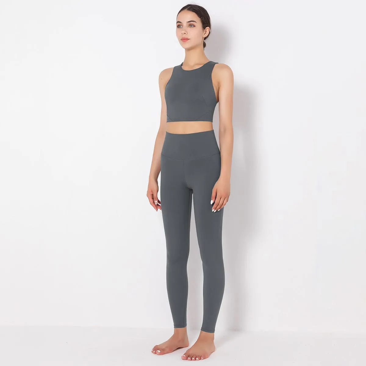 Mass Vest Bra Legging Sports Set