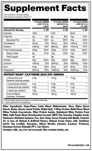 Mass XXXTREME 2500 - 22 LBS