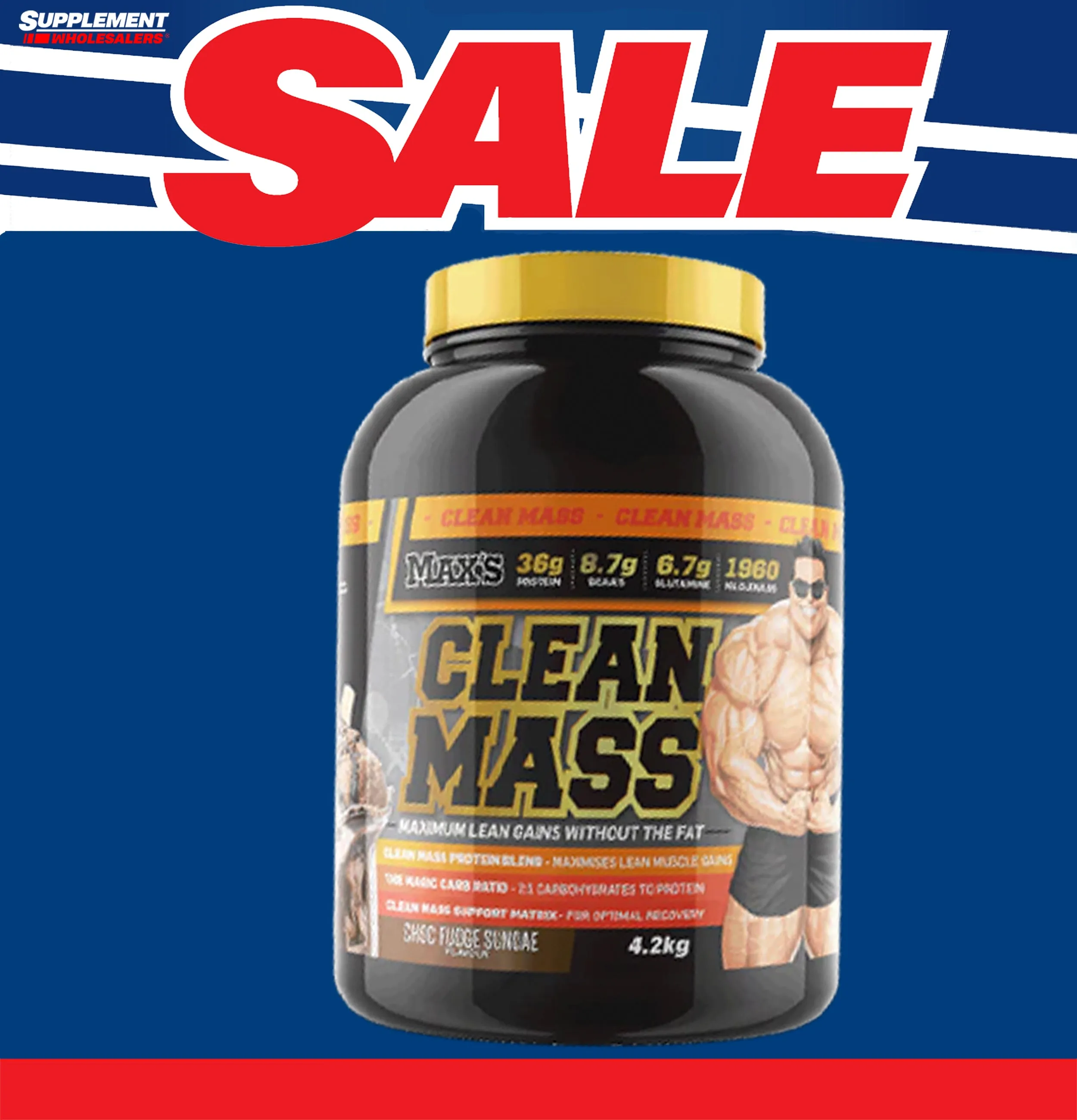 MAXs Clean Mass - Premium Lean Gainer