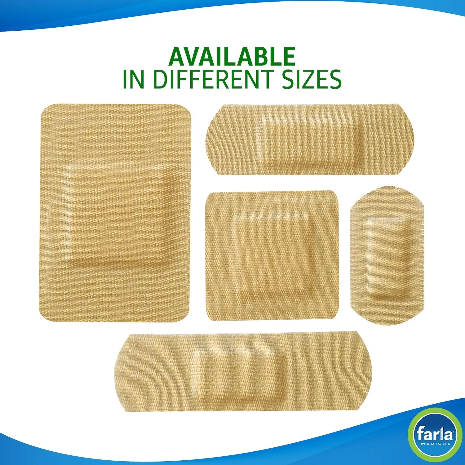 MediRange Assorted Plasters | Stretch Fabric | Pack of 100