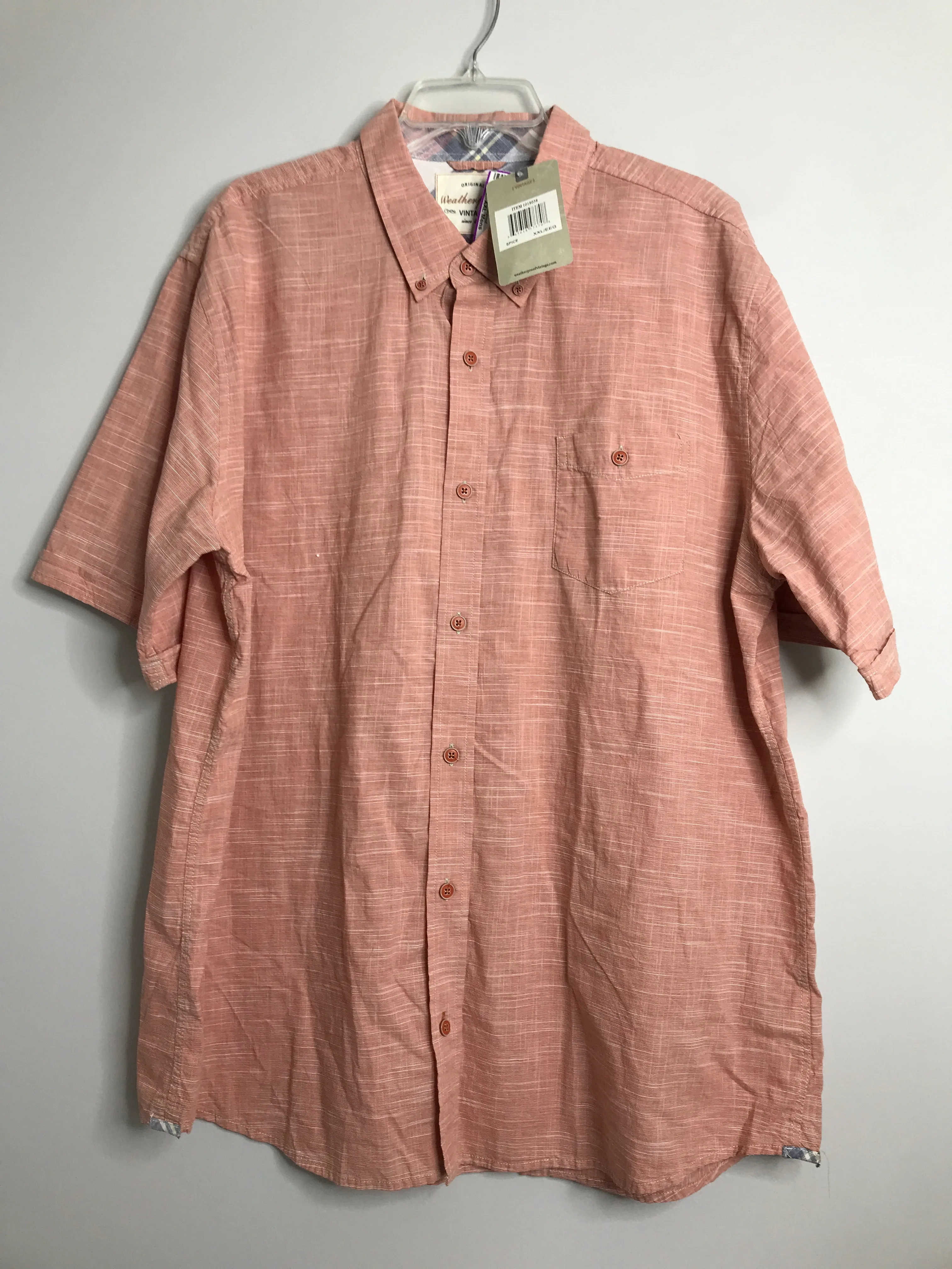 Mens Size XXL Mens Orange Weatherproof NWT Shirt