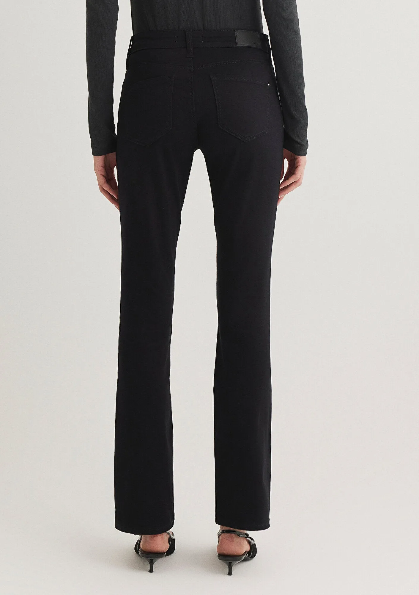 Mona Black Stretch Denim Jean Pants