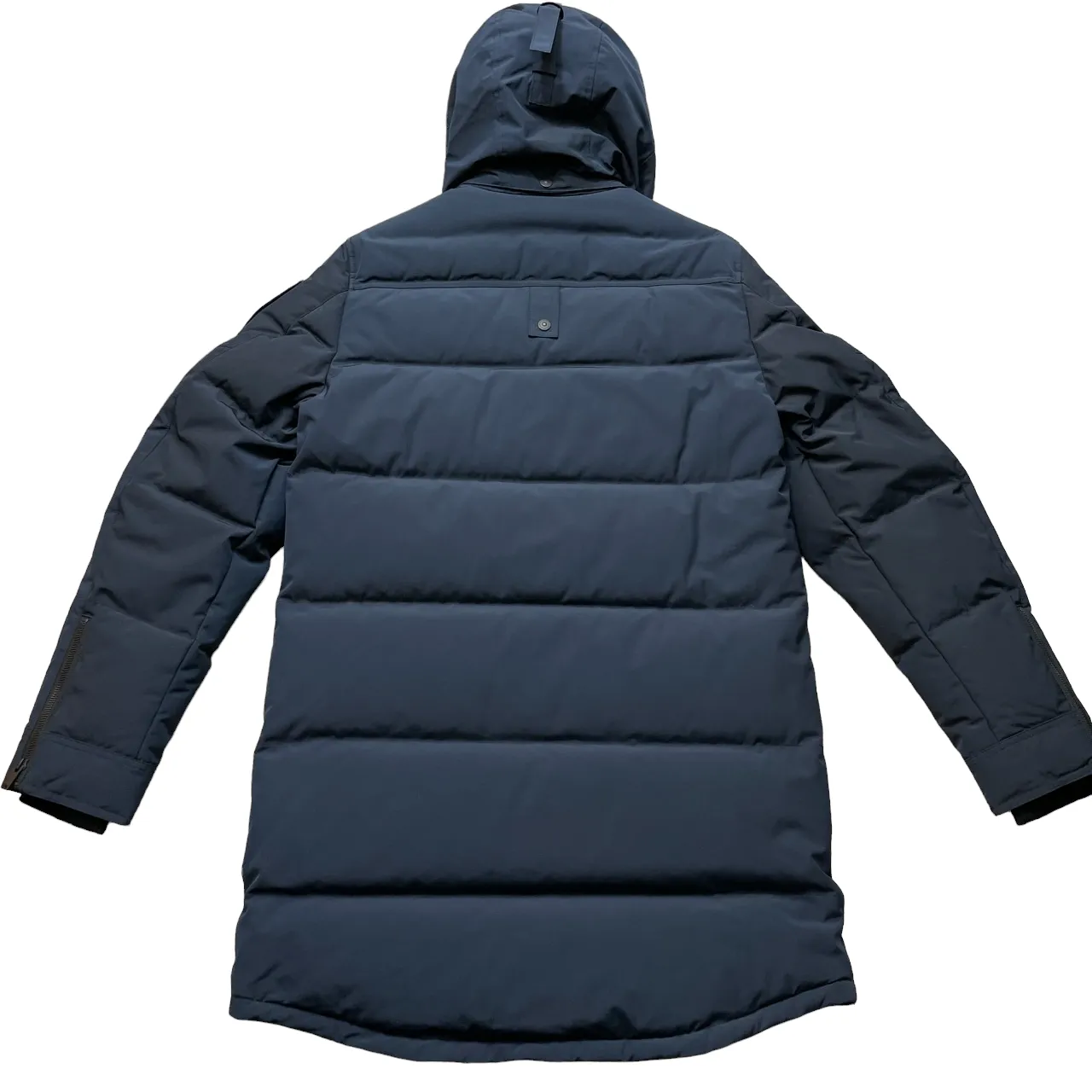 MOOSE KNUCKLES MISCOU ISLAND PADDED DOWN PARKA JACKET - NAVY