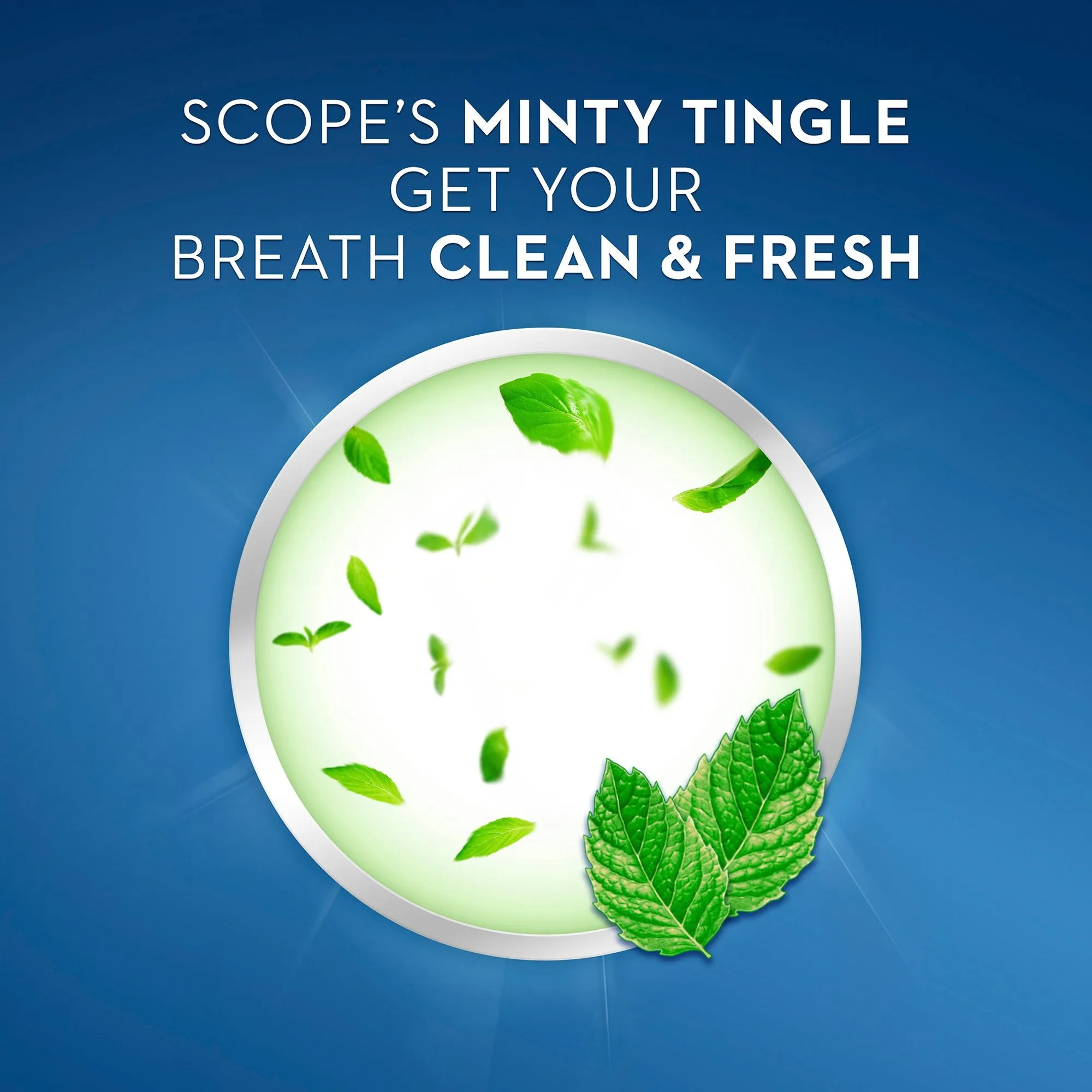 Mouthwash Crest® Scope® Classic 1.2 oz. Original Mint Flavor