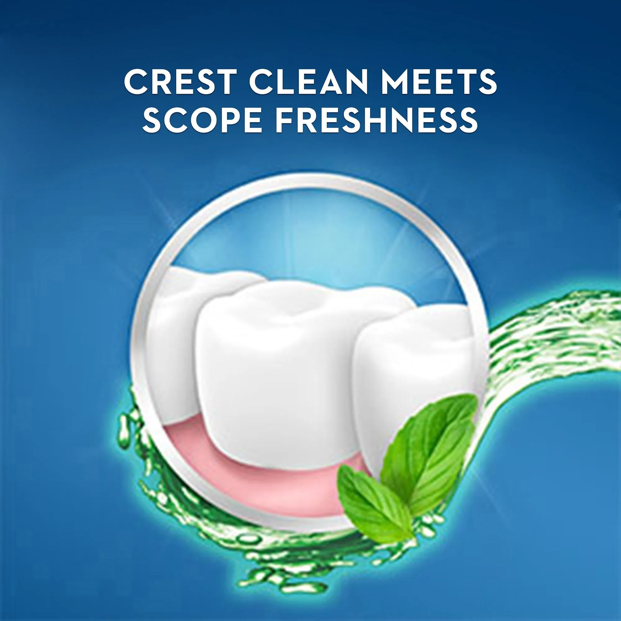 Mouthwash Crest® Scope® Classic 1.2 oz. Original Mint Flavor