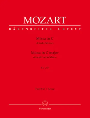 Mozart: Mass in C K257 Credo Mass - Full Score