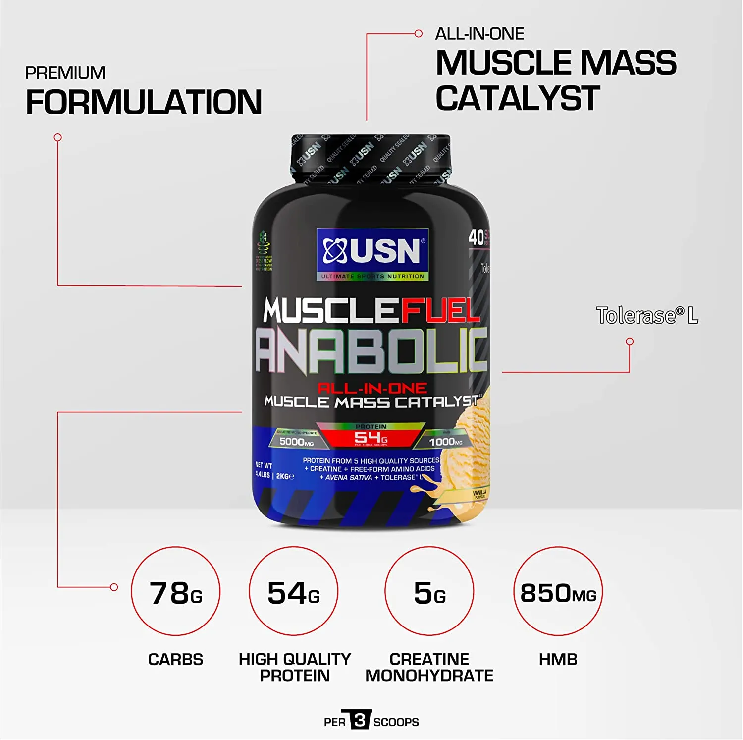 Muscle Fuel Anabolic - 2kg