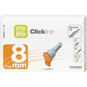 Mylife Clickfine Diamond Tip Pen Needles 8mm x 100