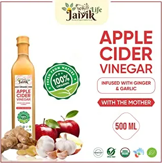 Organic ACV Infused with Ginger & Garlic (Jaivik-Life)