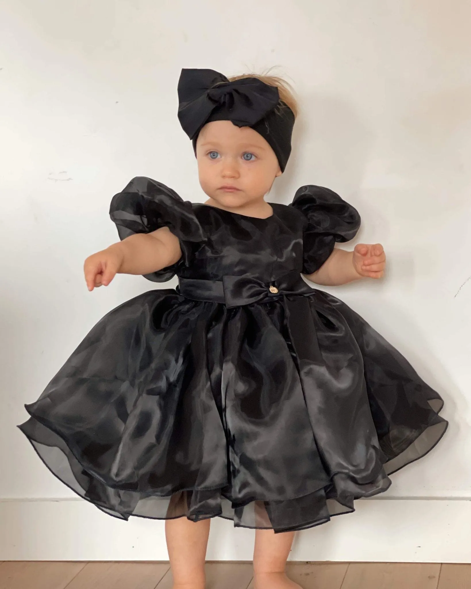 Organza - Dress - Black