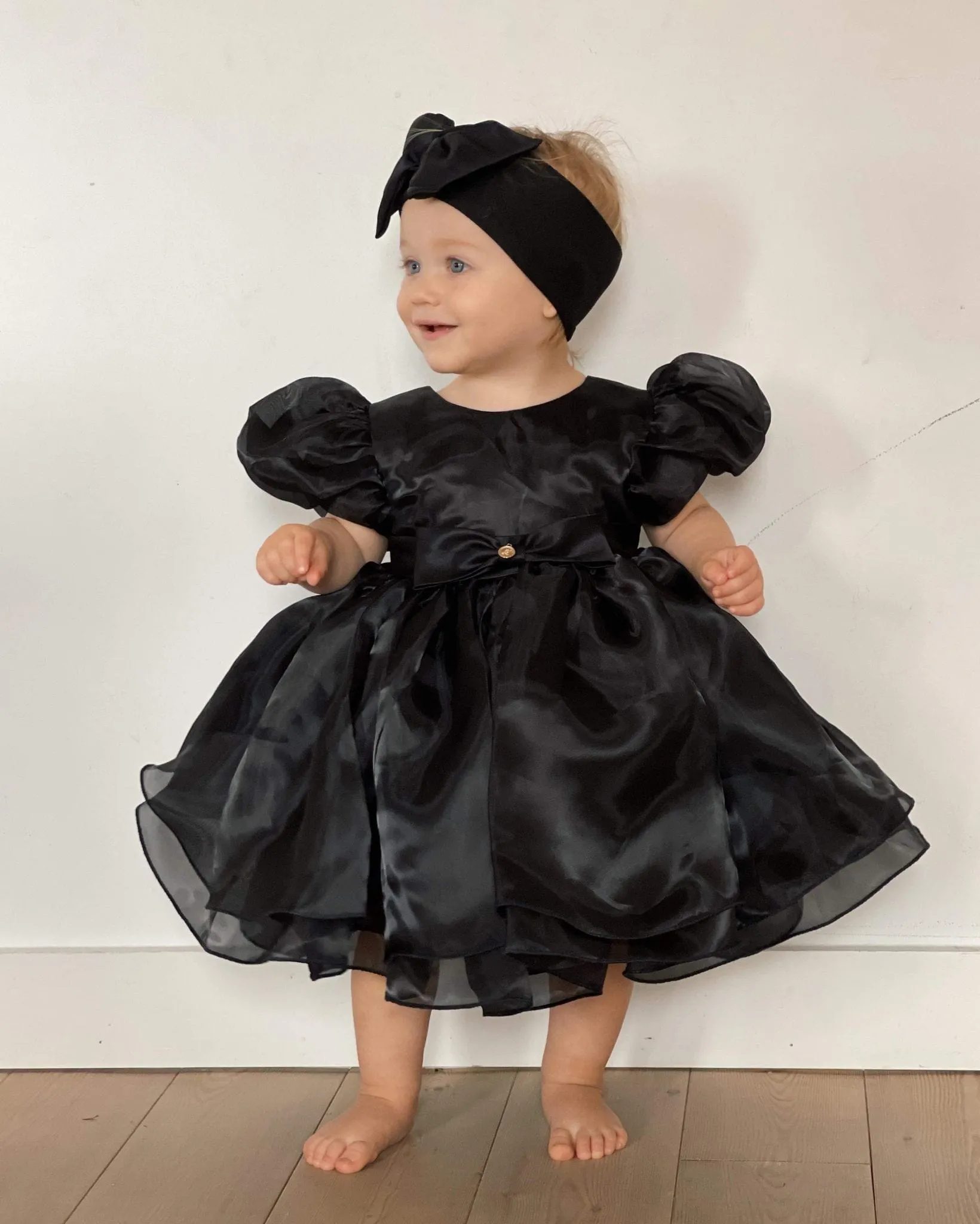 Organza - Dress - Black