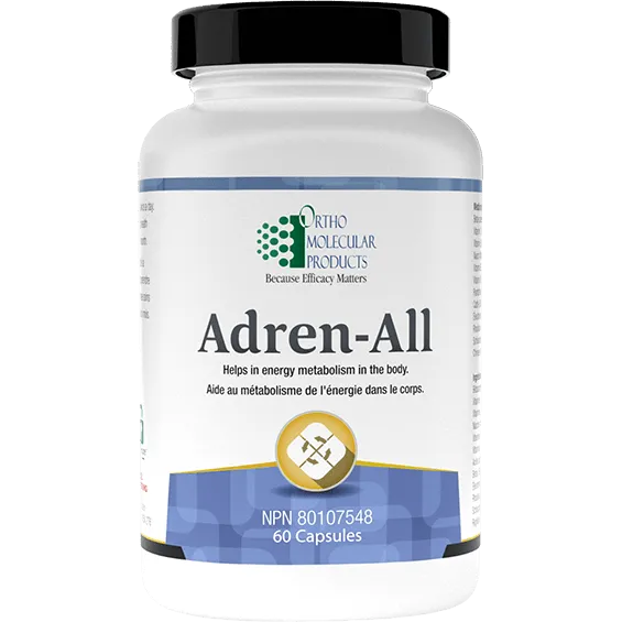 Ortho Molecular Products Adren-All 60 Caps