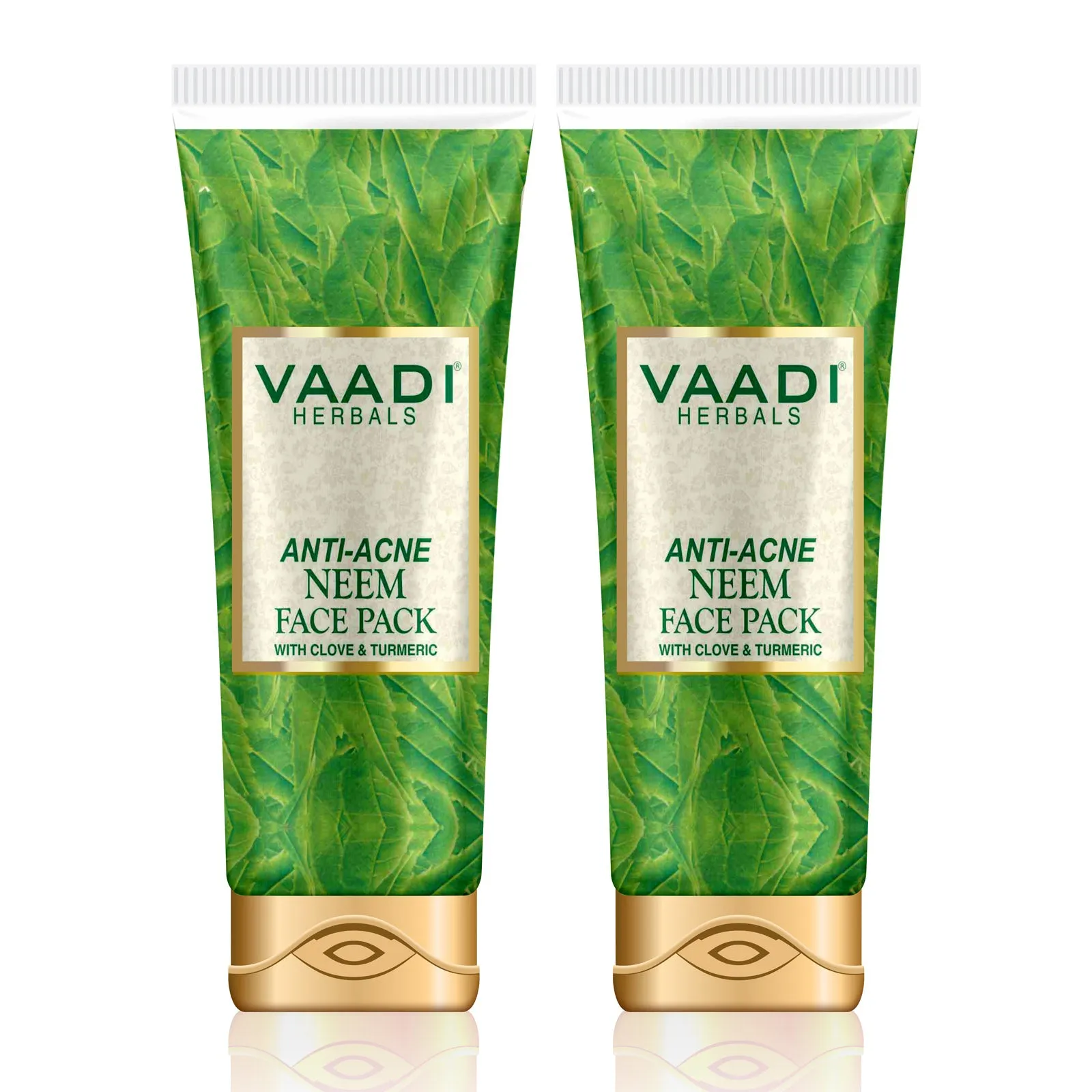 Pack of 2 Anti-Acne Neem Face Pack with Clove & Turmeric (120 gms x 2)