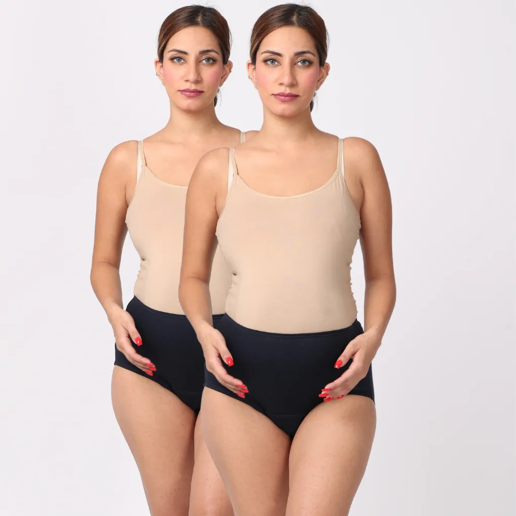 Pack Of 2 Maternity High Waist Incontinence Panty