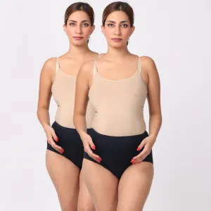 Pack Of 2 Maternity High Waist Incontinence Panty