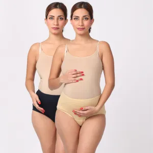 Pack Of 2 Maternity High Waist Incontinence Panty