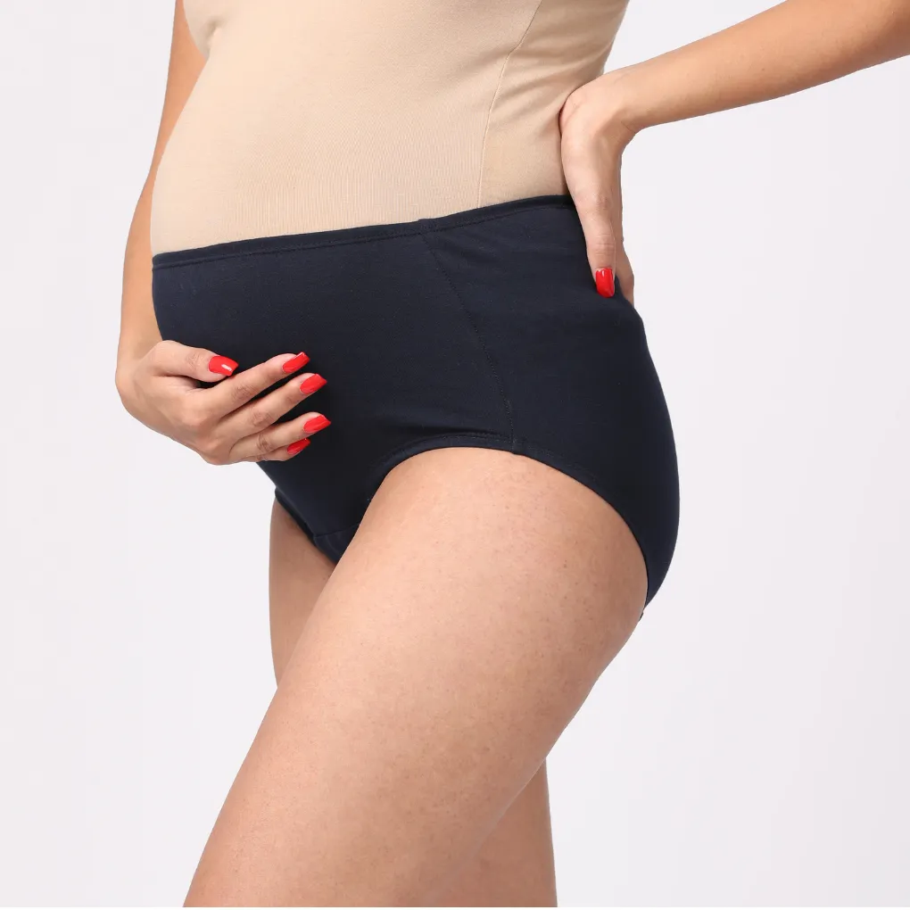 Pack Of 2 Maternity High Waist Incontinence Panty