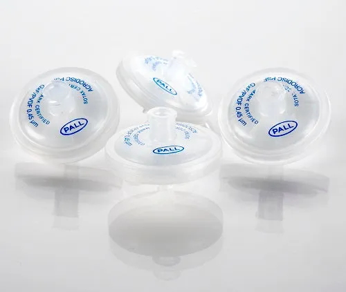 PALL AP-4308 Acrodisc PSF Syringe Filters with PVDF Membrane - GxF/0.45 µm (1000/pkg)
