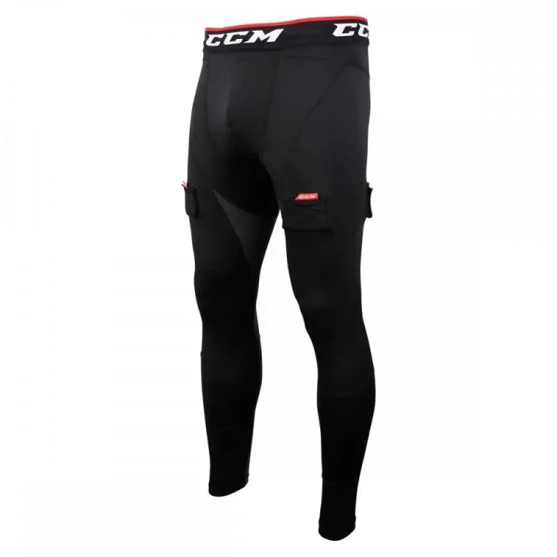 PANTALÓN LARGO CCM DE COMPRESIÓN CON COQUILLA, VELCROS Y GRIP SR.