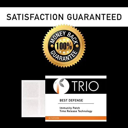 Parche de inmunidad Trio Best Defense con mezcla de saúco, zinc y vitamina C (30 parches)