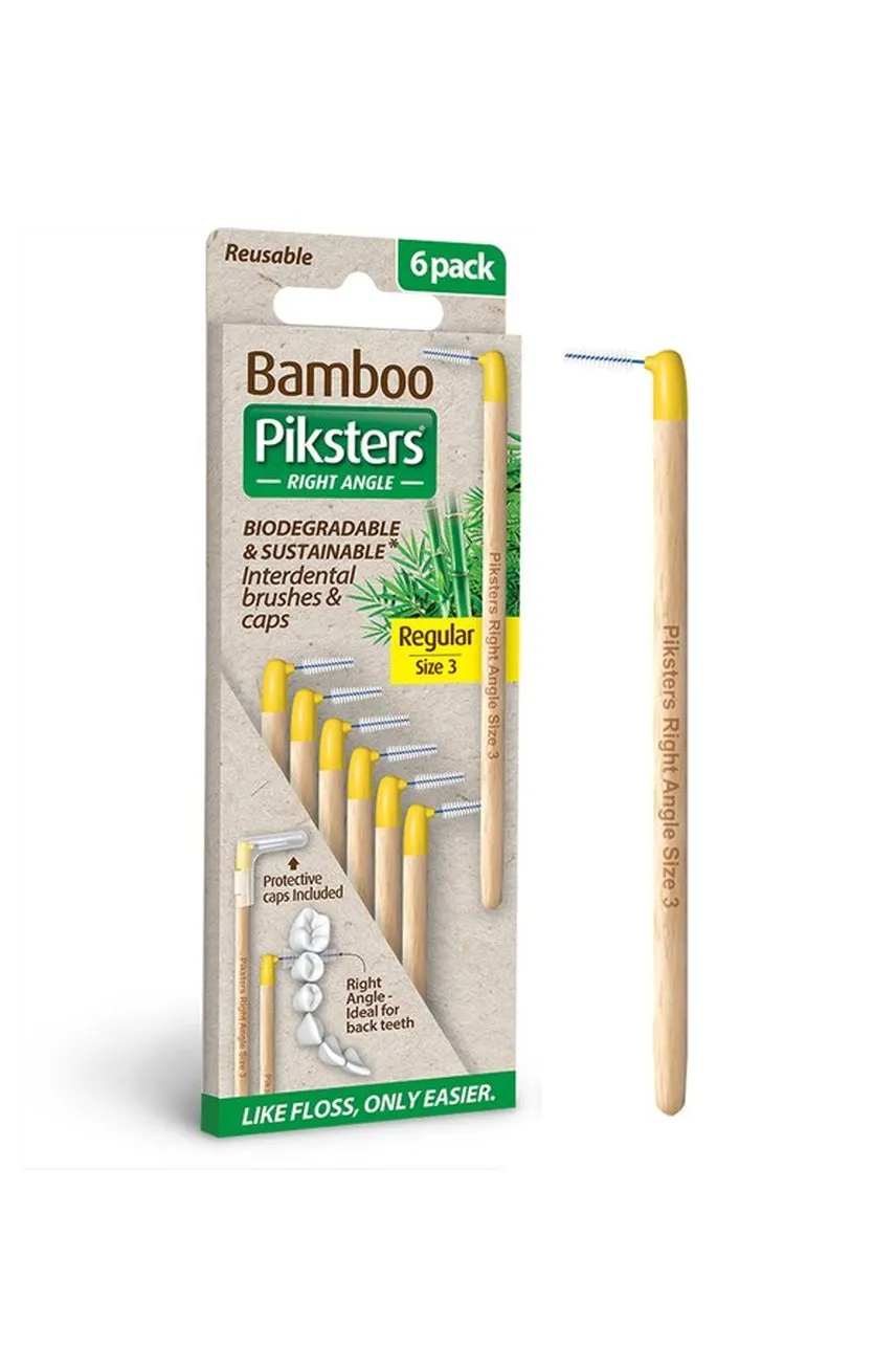 Piksters Bamboo Yellow Size 3 8Pk