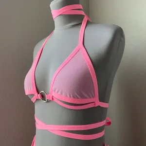 Pink Mesh // Peekaboo Top