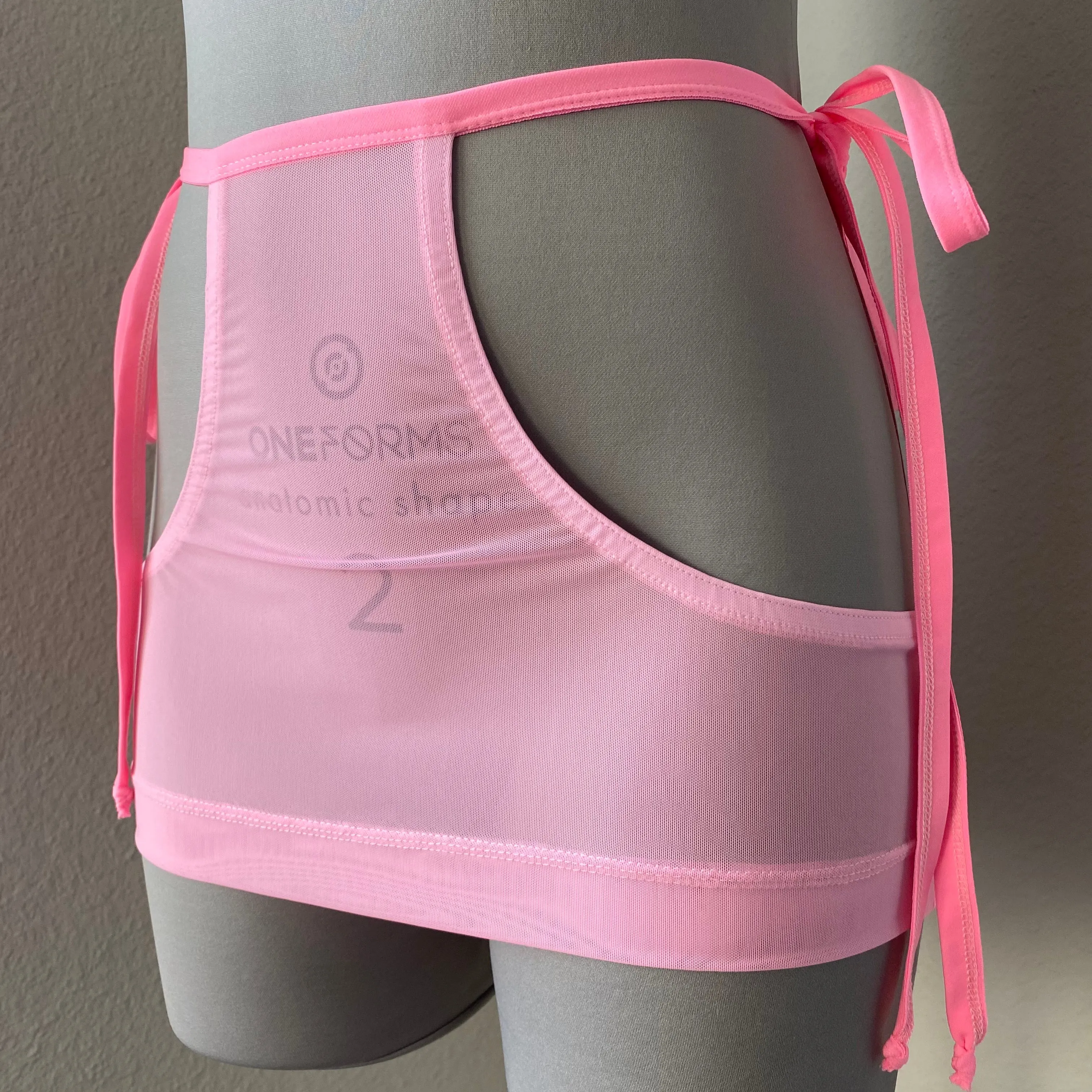 Pink // Tie Side Micro Mini