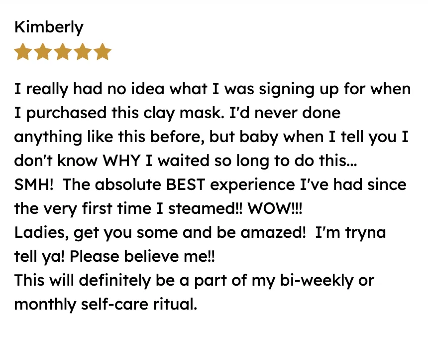Platinum Clay Mask