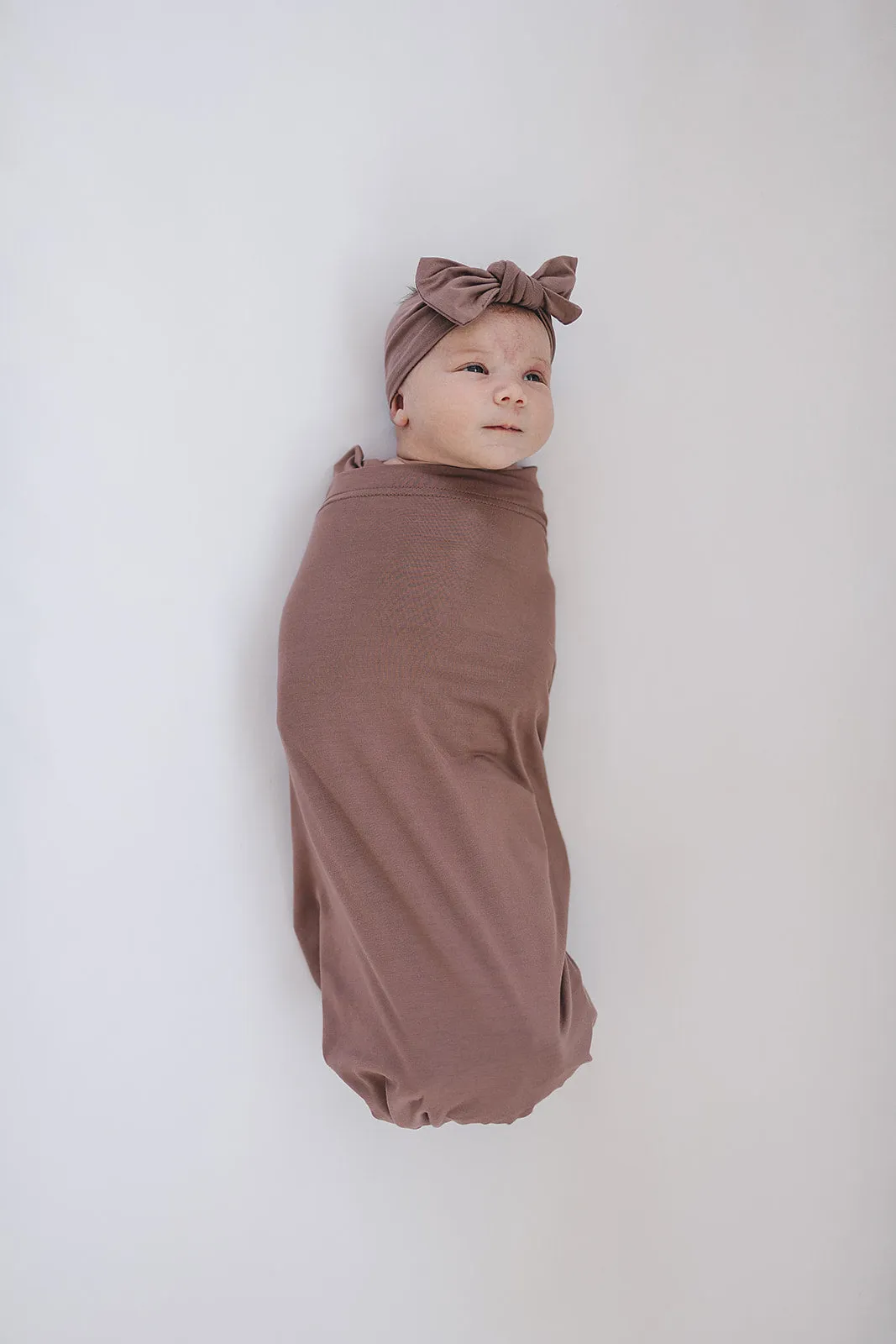Plum Bamboo Stretch Swaddle