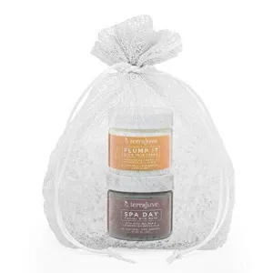 Plump it Eye and Face Anti Aging Moisturizer Cream plus Dead Sea Mud Facial Mask Treatment Pure, Organic, All Natural in an Organza Bag
