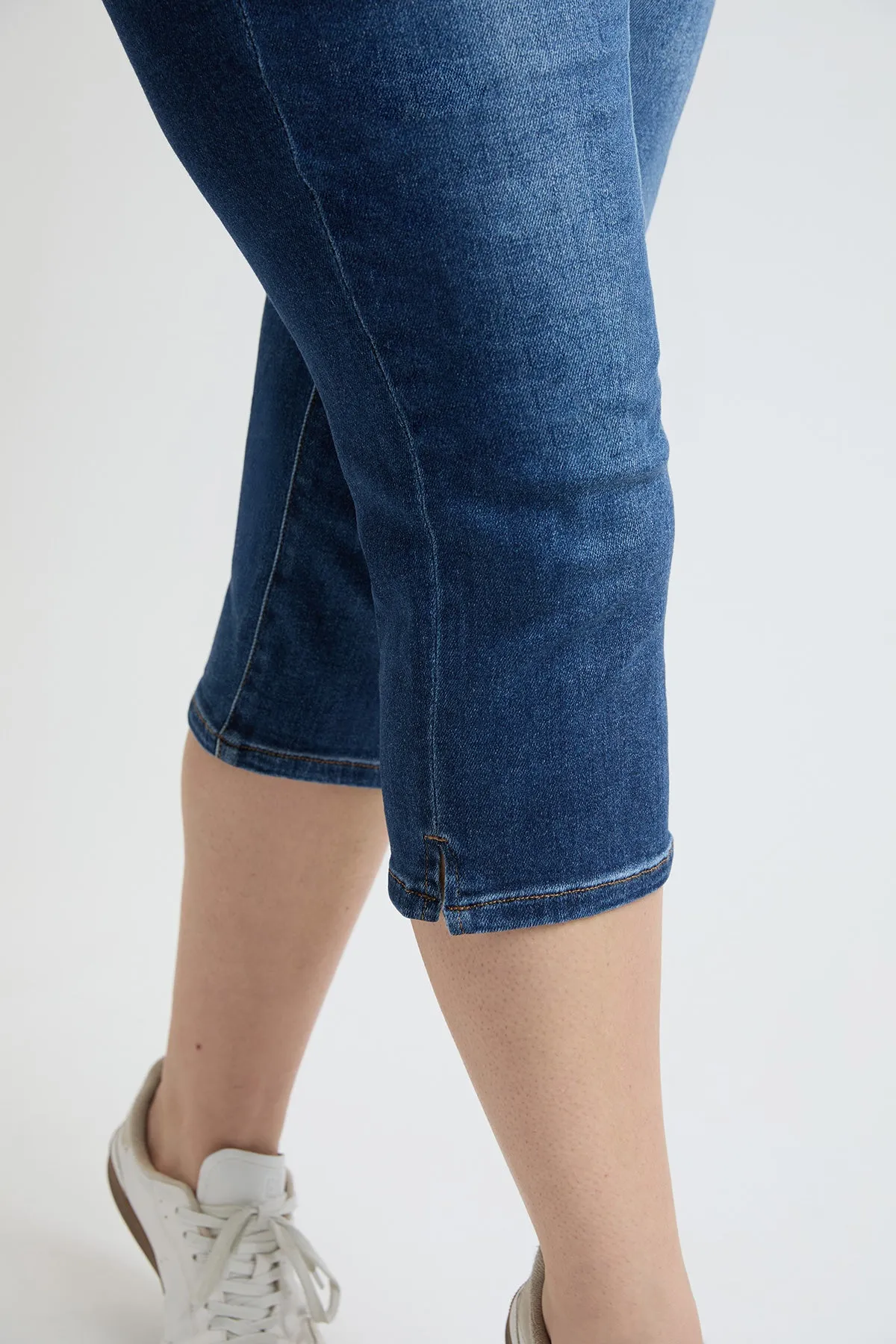 Plus High Rise Premium Stretch Essential Capri, Pack of 6