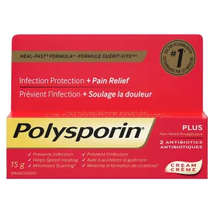 Polysporin 2 Antibiotics   Pain Relief Cream