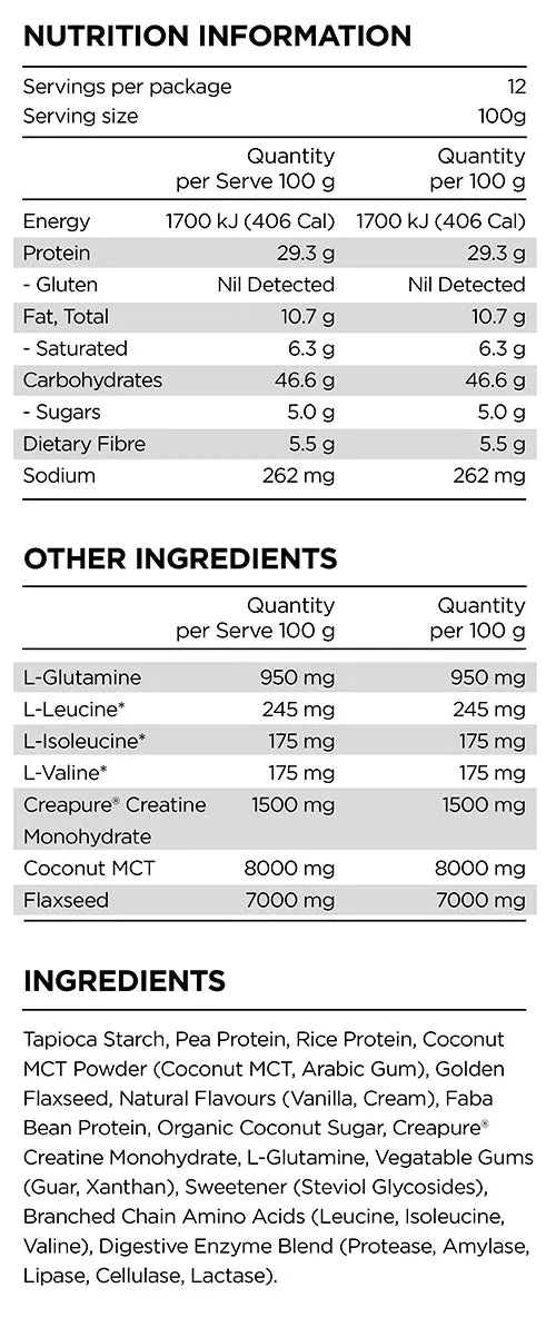 Prana On Natural Mass Protein Tub (Vegan)