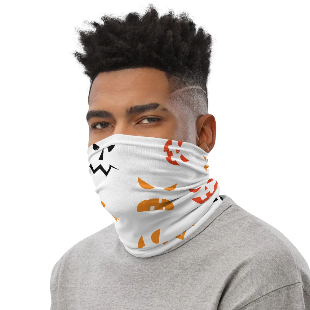 Pumpkin Face Neck Gaiter