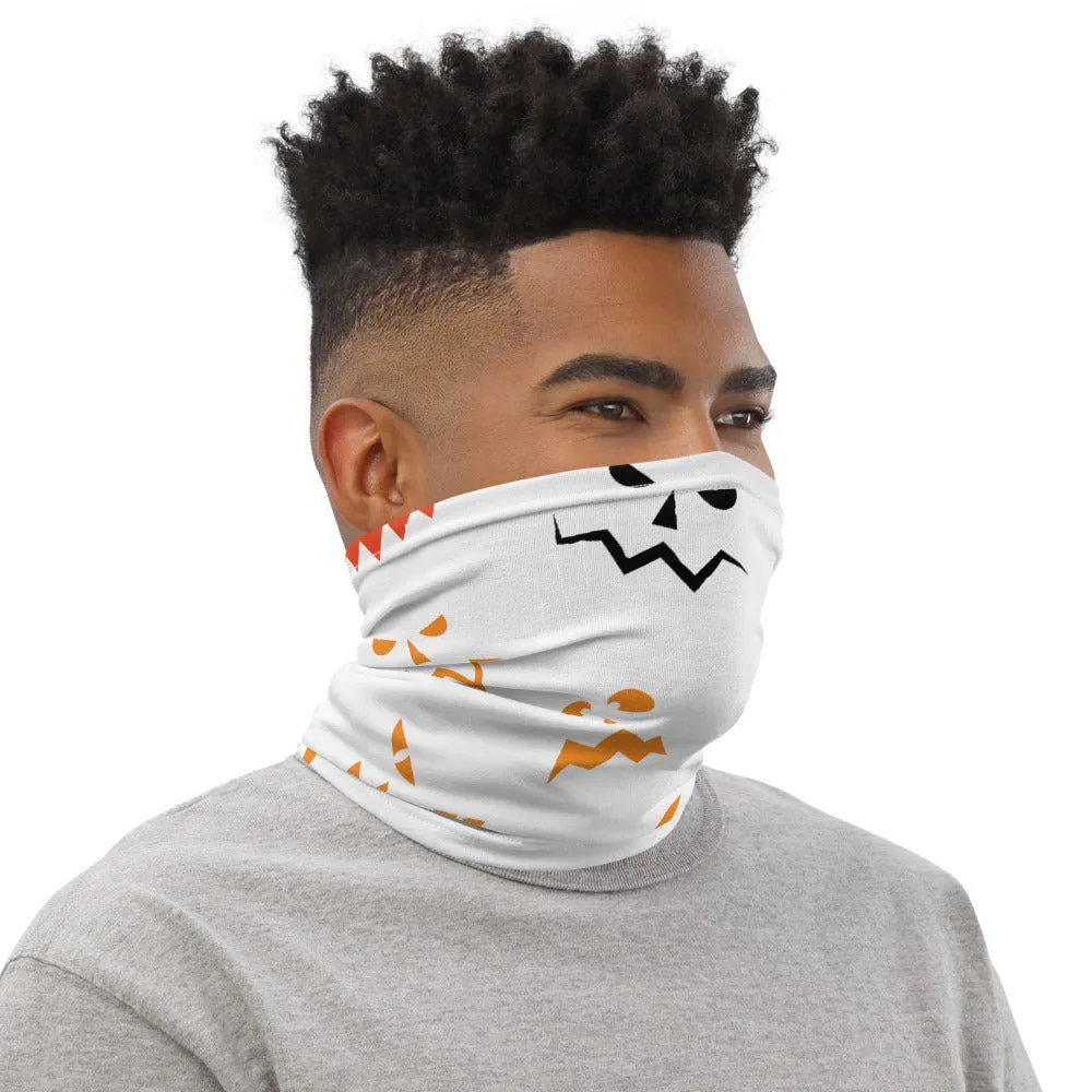 Pumpkin Face Neck Gaiter