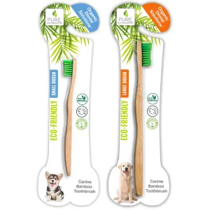 Pure and Natural Pet Organic Bamboo Toothbrushes