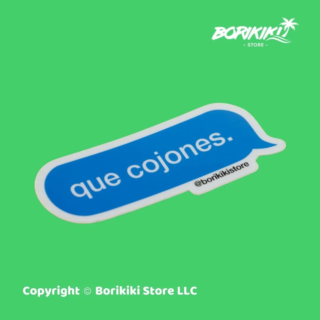 Que Cojones - Text Bubble
