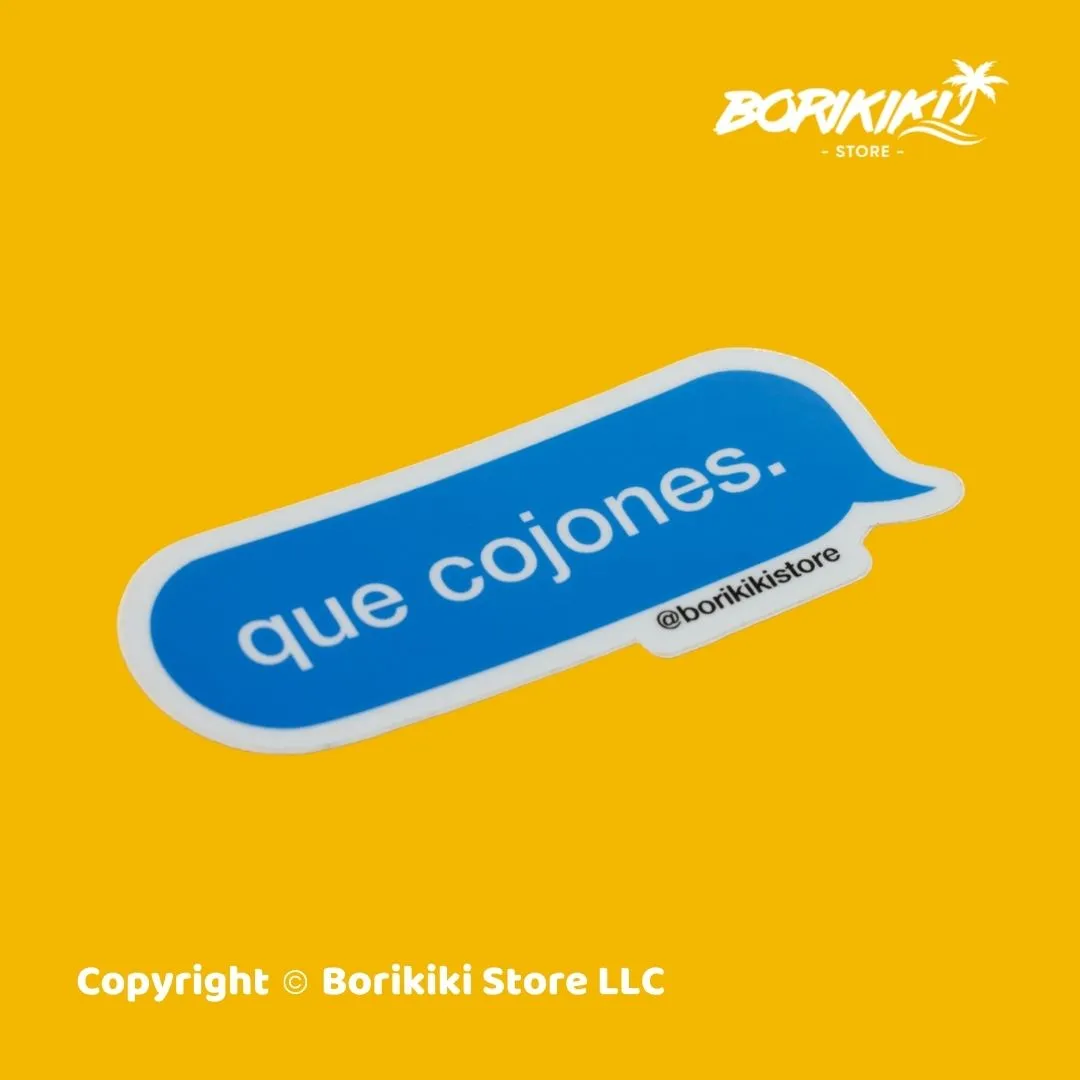 Que Cojones - Text Bubble