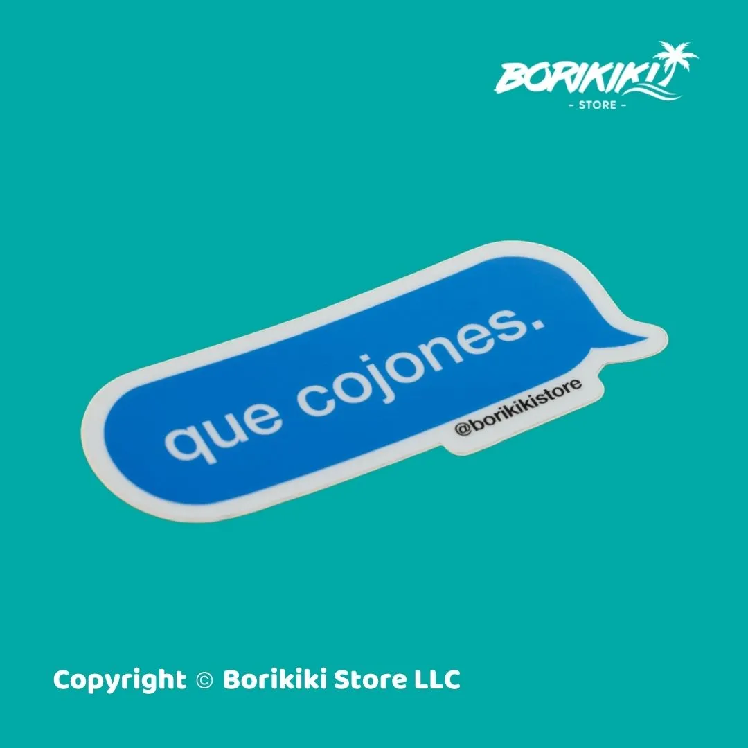 Que Cojones - Text Bubble