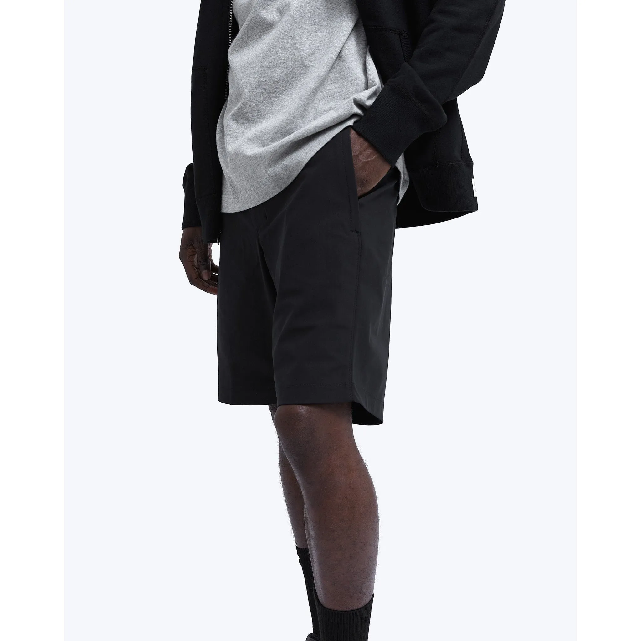 Reigning Champ Men Knit Coach's Short Black RC-5342-BLK