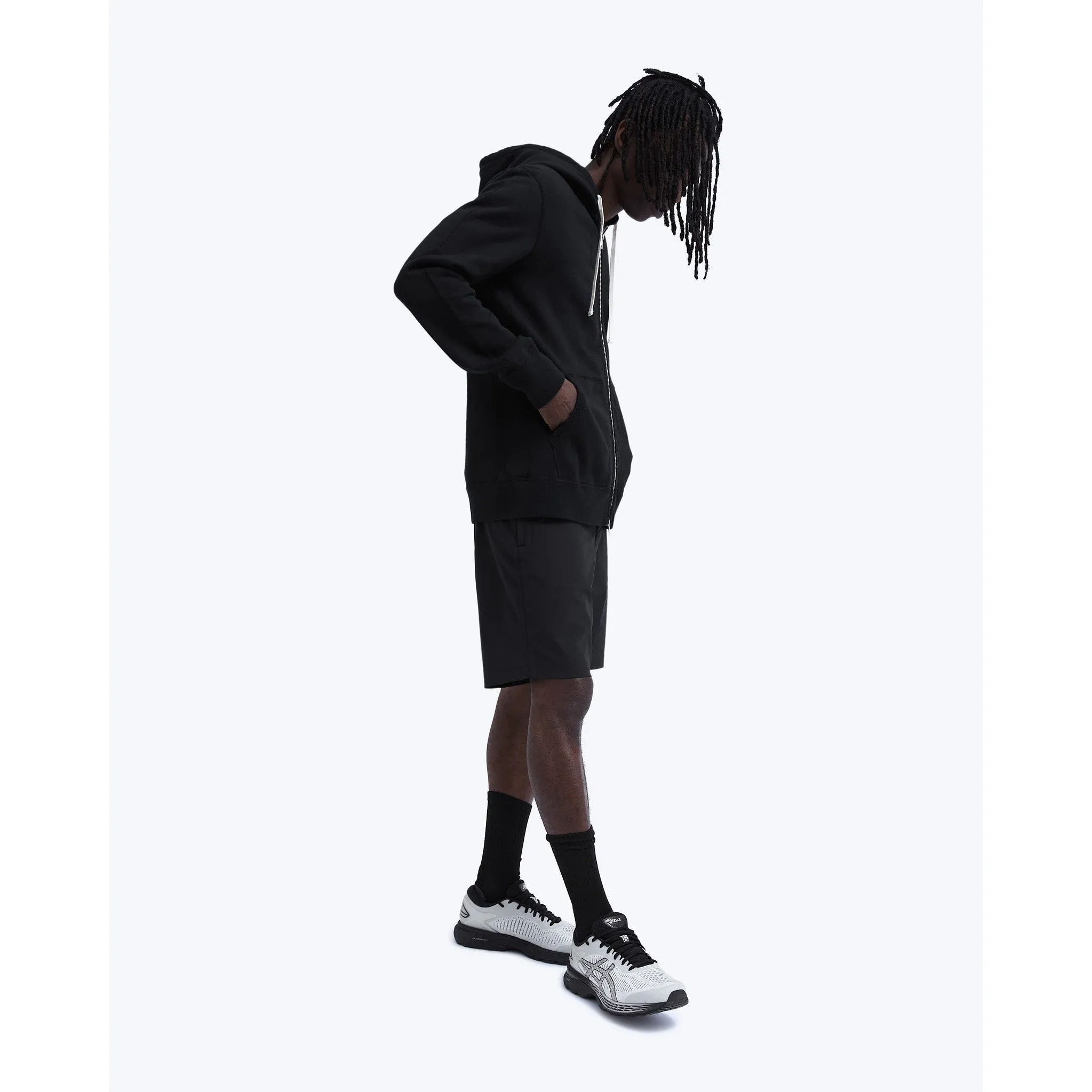 Reigning Champ Men Knit Coach's Short Black RC-5342-BLK