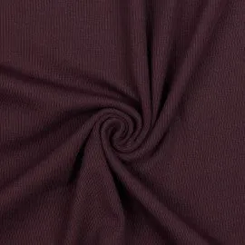 Rib Knit - Aubergine $18.49/ Yard