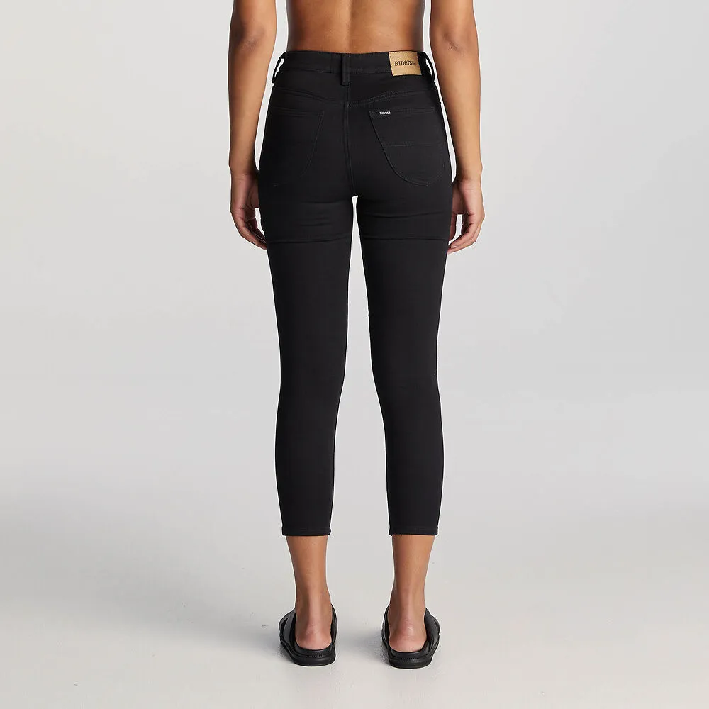 RIDERS MID CROP JEAN NIGHTFALL