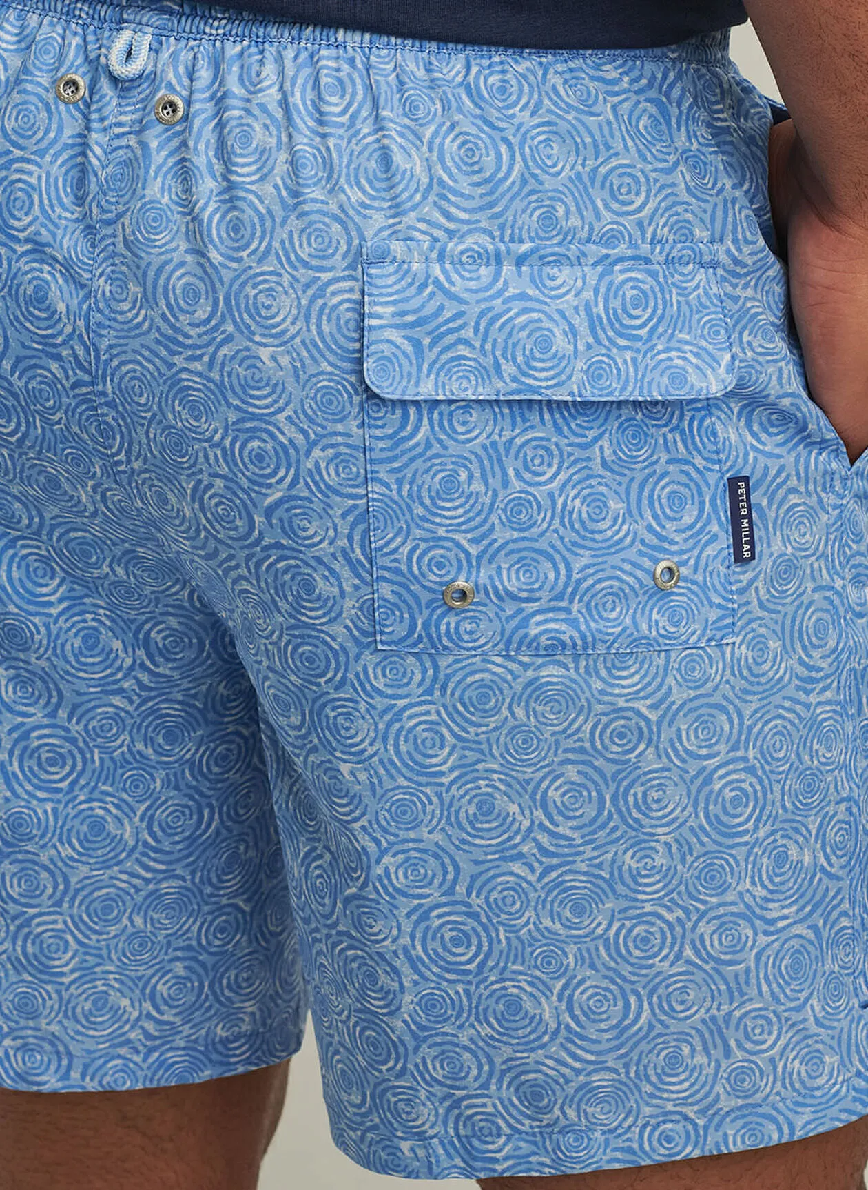 RIPPLE EFFECT SWIM TRUNK - COTTAGE BLUE