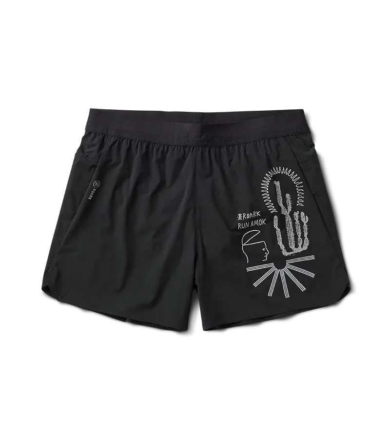 ROARK Men's Alta Shorts 5" - Black