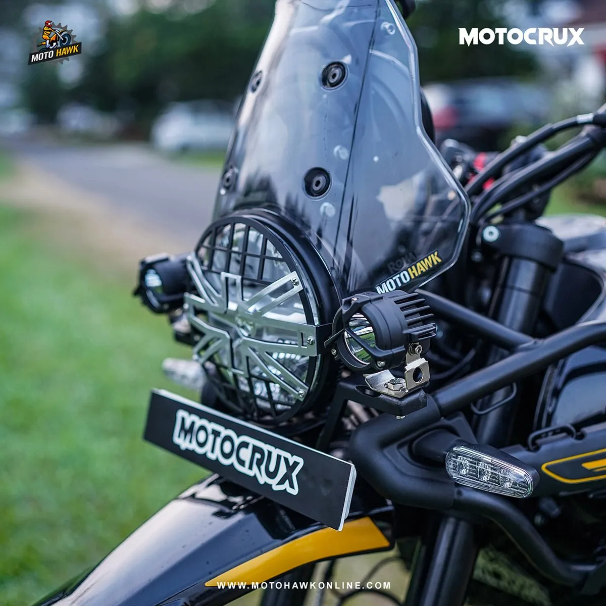 Royal Enfield Himalayan 450 - MOTOCRUX  Headlight Grill