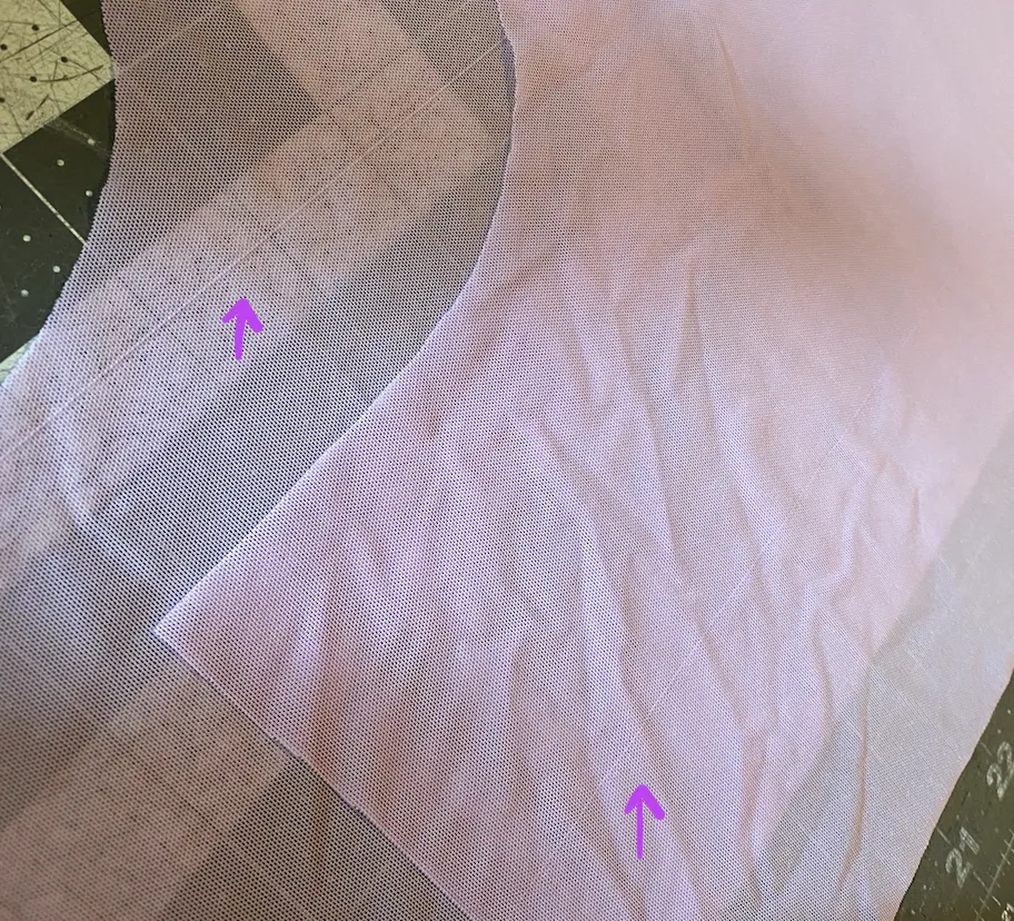 S // DAMAGED // Lavender Mesh // Banded Micro Mini